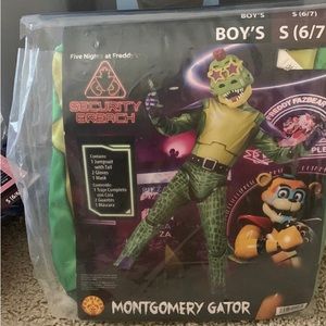 Fnaf Montgomery Gator kids costume
